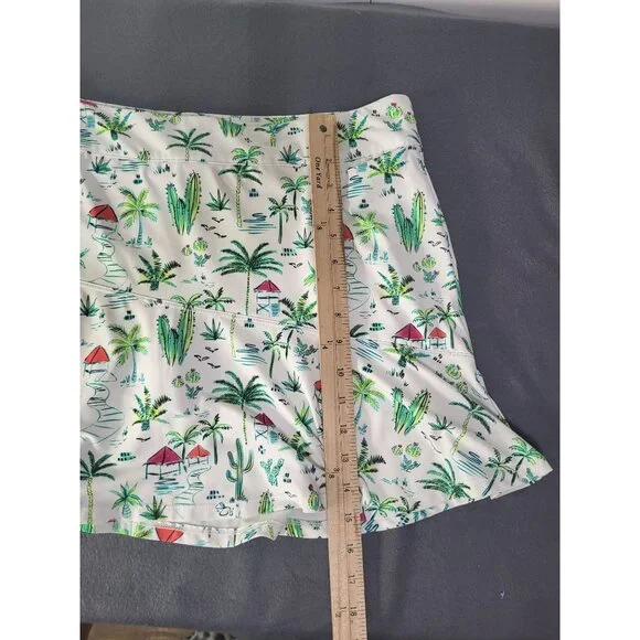 Lillie Green Women's LG Golf Athleisure Tennis Skort Resort Travel Country Club - Picture 4 of 6